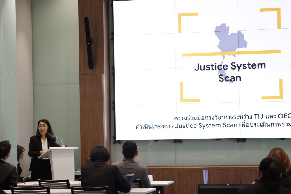 Thailand's Justice System Scan - TIJ and OECD Work Toward People ...