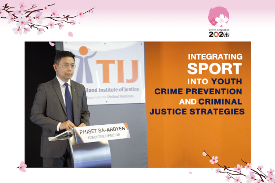 TIJ emphasized sports as a tool for preventing youth crime in the 14th Crime Congress’s ancillary meeting