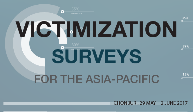 การฝึกอบรมระดับภูมิภาคเอเชียแปซิฟิก: การสำรวจข้อมูล เหยื่ออาชญากรรม
