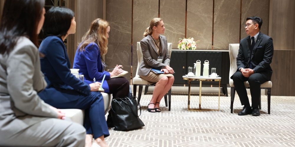 TIJ held a meeting with Representative of UNODC and delegation.