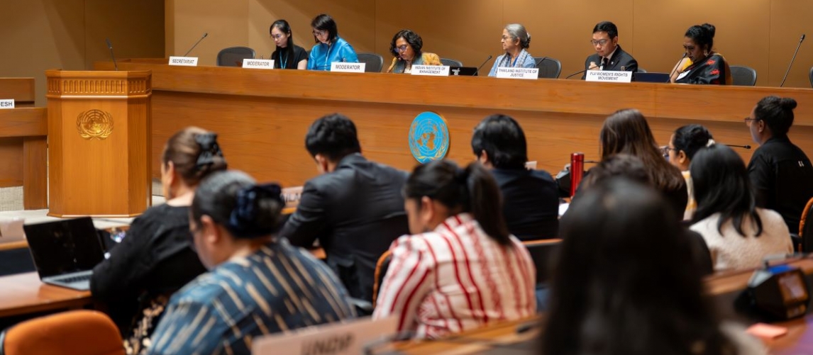 TIJ ร่วมขับเคลื่อนวาระการเข้าถึงกระบวนการยุติธรรมของผู้หญิงในเวทีเตรียมประชุม CSW70