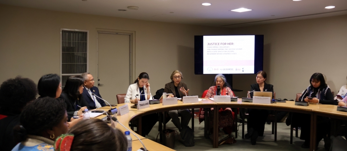 TIJ ร่วมตัวแทนประเทศไทยสร้างพื้นที่ปลอดภัยให้ผู้หญิงในระบบยุติธรรมที่งาน CSW70