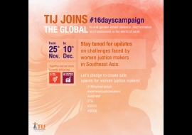 TIJ Joins #16dayscampaign
